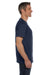 Econscious EC1000 Mens Short Sleeve Crewneck T-Shirt Pacific Blue Side