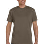 Econscious Mens Short Sleeve Crewneck T-Shirt - Meteorite Brown