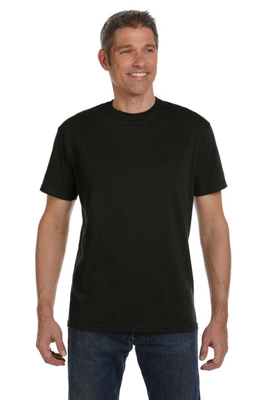 Econscious EC1000 Mens Short Sleeve Crewneck T-Shirt Black Front