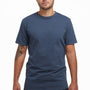 Econscious Mens USA Made Short Sleeve Crewneck T-Shirt - Pacific Blue
