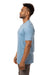 Econscious EC1075 Mens Short Sleeve Crewneck T-Shirt Niagara Blue SIde