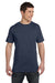 Econscious EC1080 Mens Short Sleeve Crewneck T-Shirt Water Blue Front