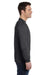 Econscious EC1500 Mens Long Sleeve Crewneck T-Shirt Charcoal Grey Side
