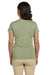 Econscious EC3000 Womens Heather Sueded Short Sleeve Crewneck T-Shirt Wasabi Green Back
