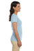 Econscious EC3000 Womens Heather Sueded Short Sleeve Crewneck T-Shirt Sky Blue Side