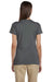 Econscious EC3052 Womens Short Sleeve V-Neck T-Shirt Charcoal Grey Back
