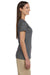 Econscious EC3052 Womens Short Sleeve V-Neck T-Shirt Charcoal Grey Side