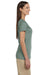 Econscious EC3052 Womens Short Sleeve V-Neck T-Shirt Blue Sage Side