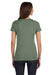 Econscious EC3800 Womens Short Sleeve Crewneck T-Shirt Asparagus Green Back