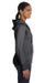 Econscious EC4501 Womens Full Zip Hooded Sweatshirt Hoodie Charcoal Grey Side