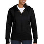 Econscious Womens Full Zip Hooded Sweatshirt Hoodie - Black
