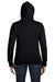 Econscious EC4501 Womens Full Zip Hooded Sweatshirt Hoodie Black Back