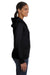 Econscious EC4501 Womens Full Zip Hooded Sweatshirt Hoodie Black Side