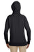 Econscious EC4580 Womens Heathered Fleece Full Zip Hooded Sweatshirt Hoodie Charcoal Grey Back