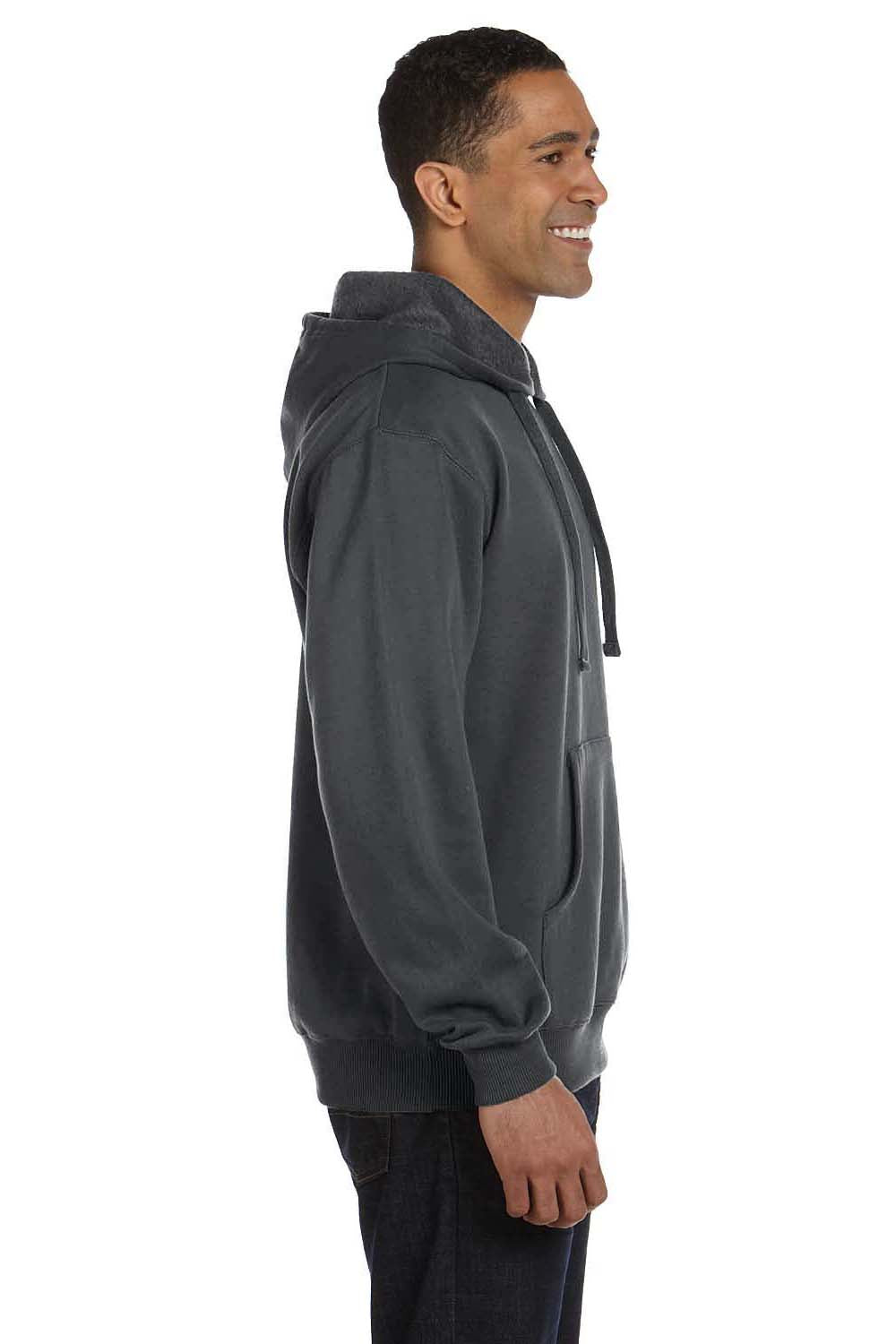 Econscious EC5500 Mens Hooded Sweatshirt Hoodie Charcoal Grey Side