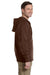 Econscious EC5650 Mens Full Zip Hooded Sweatshirt Hoodie Earth Brown Side