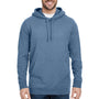 Econscious Mens Hemp Hero Hooded Sweatshirt Hoodie - Horizon Blue - NEW