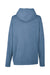 Econscious EC5950 Mens Hemp Hero Hooded Sweatshirt Hoodie Horizon Blue Flat Back