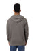 Econscious EC5980 Mens Hemp Hero Full Zip Hooded Sweatshirt Hoodie Stonework Grey Back