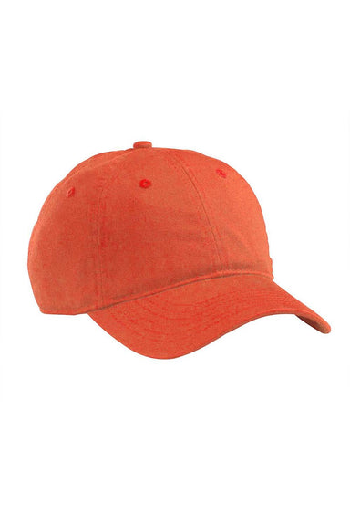 Econscious EC7000 Mens Adjustable Hat Orange Poppy Front