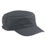 Econscious Mens Adjustable Military Corps Hat - Charcoal Grey