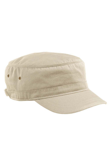 Econscious EC7010 Mens Adjustable Military Corps Hat Oyster Front