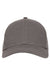 Econscious EC7025 Mens Eco Baseball Adjustable Hat Charcoal Grey Front