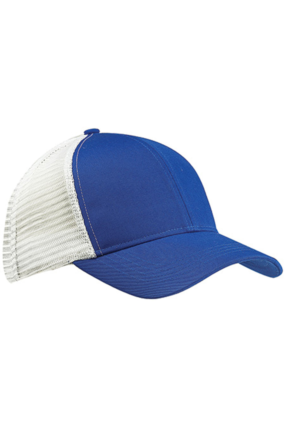 Econscious EC7070 Mens Adjustable Trucker Hat Royal Blue/White Front