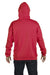 Hanes F170 Mens Ultimate Cotton PrintPro XP Hooded Sweatshirt Hoodie Red Back
