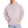 Hanes Mens Ultimate Cotton PrintPro XP Pill Resistant Hooded Sweatshirt Hoodie - Pale Pink