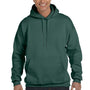Hanes Mens Ultimate Cotton PrintPro XP Pill Resistant Hooded Sweatshirt Hoodie - Deep Forest Green