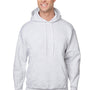 Hanes Mens Ultimate Cotton PrintPro XP Pill Resistant Hooded Sweatshirt Hoodie - Ash Grey