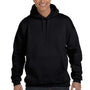Hanes Mens Ultimate Cotton PrintPro XP Pill Resistant Hooded Sweatshirt Hoodie - Black