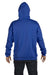 Hanes F170 Mens Ultimate Cotton PrintPro XP Hooded Sweatshirt Hoodie Royal Blue Back