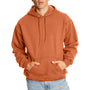 Hanes Mens Ultimate Cotton PrintPro XP Pill Resistant Hooded Sweatshirt Hoodie - Pumpkin Orange