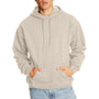 Hanes Mens Ultimate Cotton PrintPro XP Pill Resistant Hooded Sweatshirt Hoodie - Sand