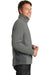 Port Authority F216 Mens Full Zip Fleece Jacket Smoke Grey/Grey Side