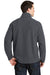 Port Authority F218 Mens Fleece 1/4 Zip Sweatshirt Iron Grey Back