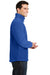 Port Authority F218 Mens Fleece 1/4 Zip Sweatshirt Royal Blue Side