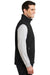 Port Authority F219 Mens Full Zip Fleece Vest Black Side
