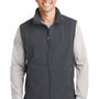 Port Authority Mens Full Zip Fleece Vest - Iron Grey