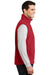 Port Authority F219 Mens Full Zip Fleece Vest Red Side