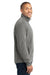 Port Authority F223 Mens Full Zip Microfleece Jacket Grey Side