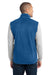 Port Authority F226 Mens Full Zip Microfleece Vest Royal Blue Back