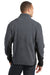 Port Authority F227 Mens R-Tek Pro Full Zip Fleece Jacket Heather Charcoal Grey/Black Back