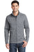 Port Authority F231 Mens Full Zip Fleece Jacket Grey Front