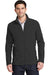 Port Authority F233 Mens Summit Full Zip Fleece Jacket Black Front