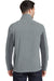 Port Authority F233 Mens Summit Full Zip Fleece Jacket Frost Grey/Magnet Grey Back