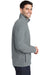 Port Authority F233 Mens Summit Full Zip Fleece Jacket Frost Grey/Magnet Grey Side