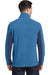 Port Authority F233 Mens Summit Full Zip Fleece Jacket Regal Blue/Navy Blue Back